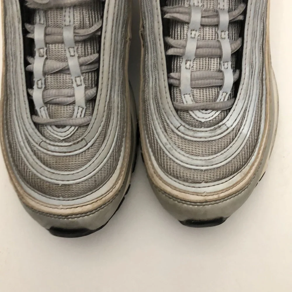 NIKE AIR MAX 97 GS SILVER BULLET PERSIAN VIOLET SNEAKERS MENS-BOYS SIZE 5.5Y